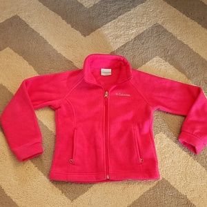 Girls size 6/7 XS fleece Columbia pink